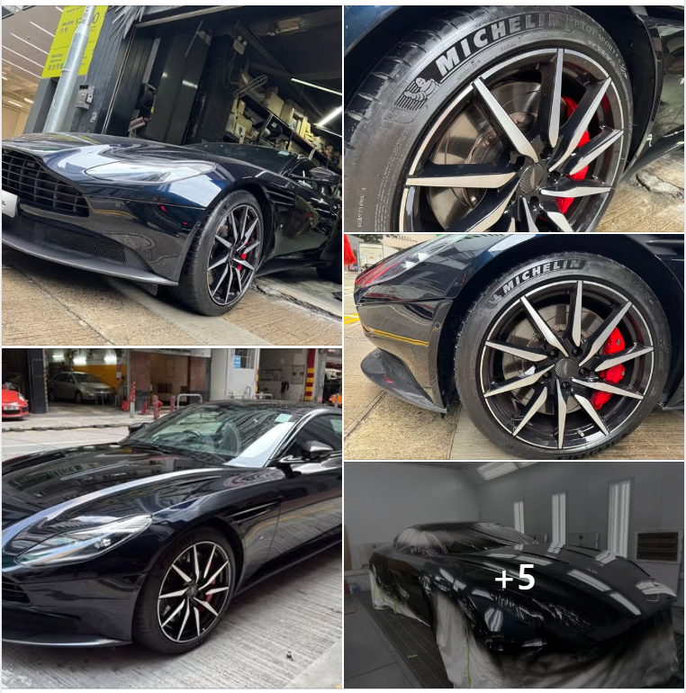 重塑英倫魂！DB11無塵焗油與拉絲輪圈修復