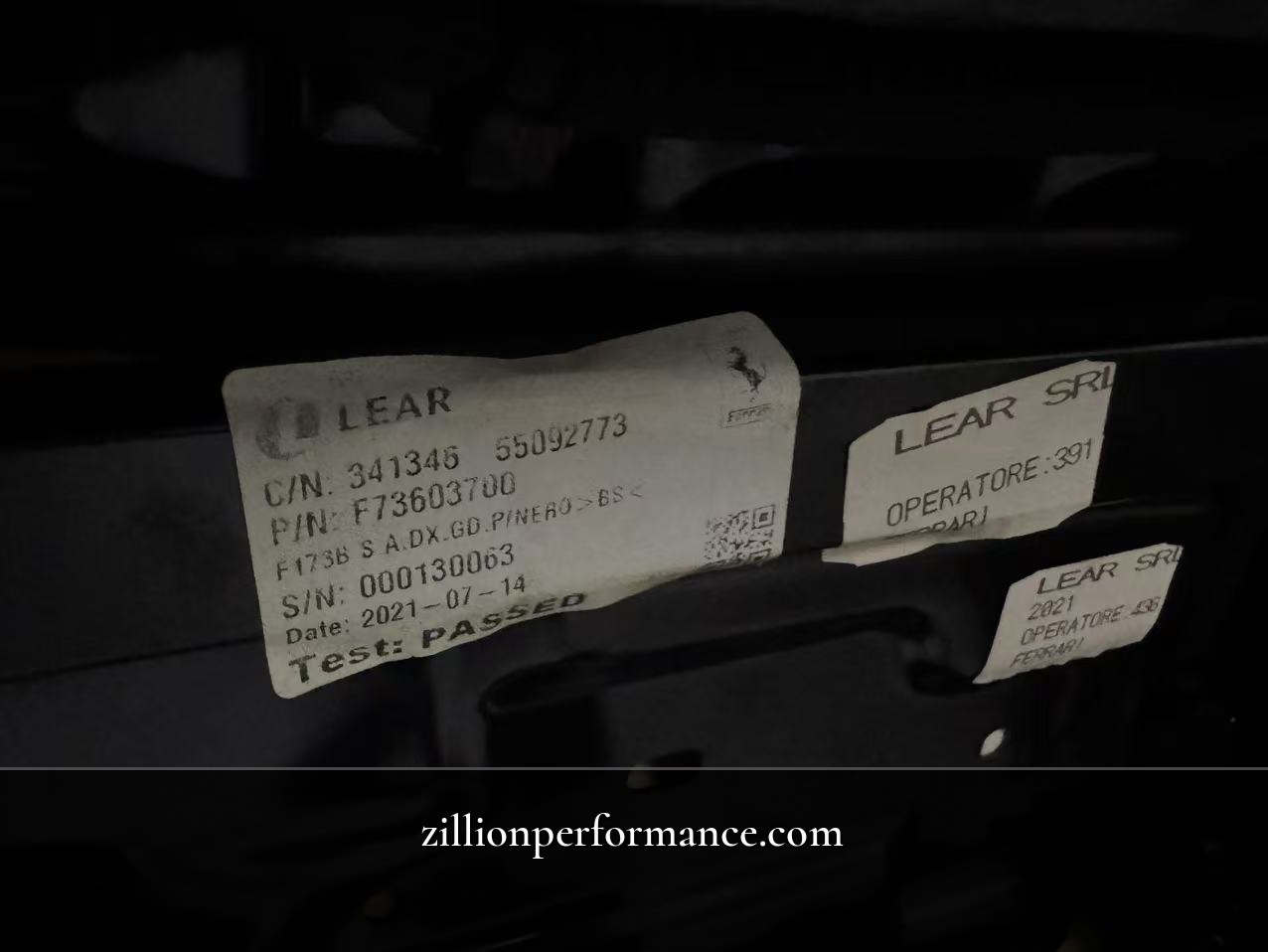 法拉利原廠SF90電動座椅 一對 - Ferrari SF90 Spider 座椅 圖片 5